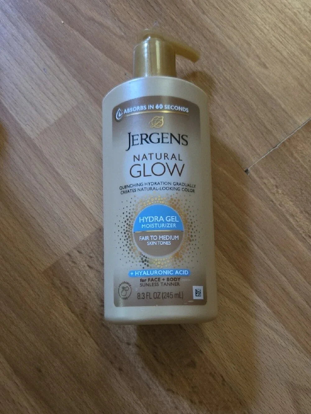 Jergens Natural Glow Hydra Gel Moisturizer - Fair to Medium (Gold)